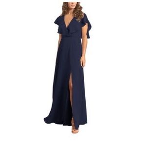 Brideside Natalie Bridesmaid Dress Midnight